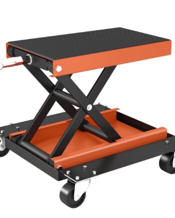 Motorcykeldonkraft 500 Kg Lastkapacitet Motorcykelløft 135-390 Mm Højdejusterbar Stål Orange