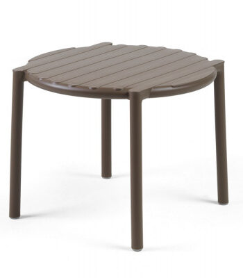 Nardi Doga Loungebord ø50cm Tabacco