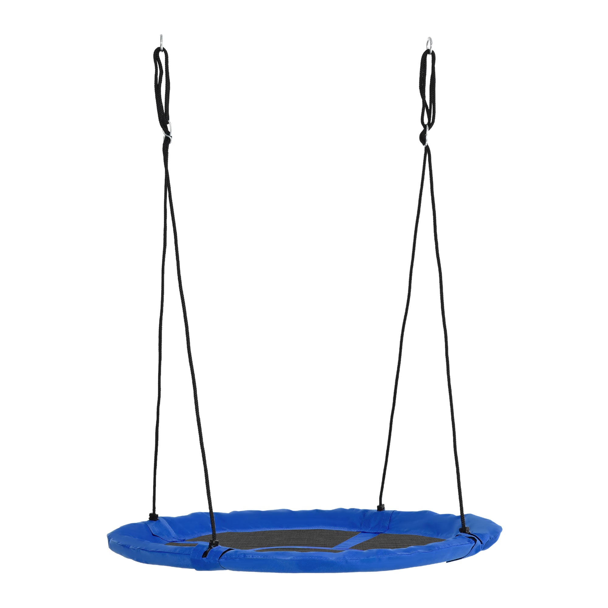 Nest Swing  Vejrbestandig  Op Til 100 Kg  Længdejusterbare Reb  ø110 Cm  Blå