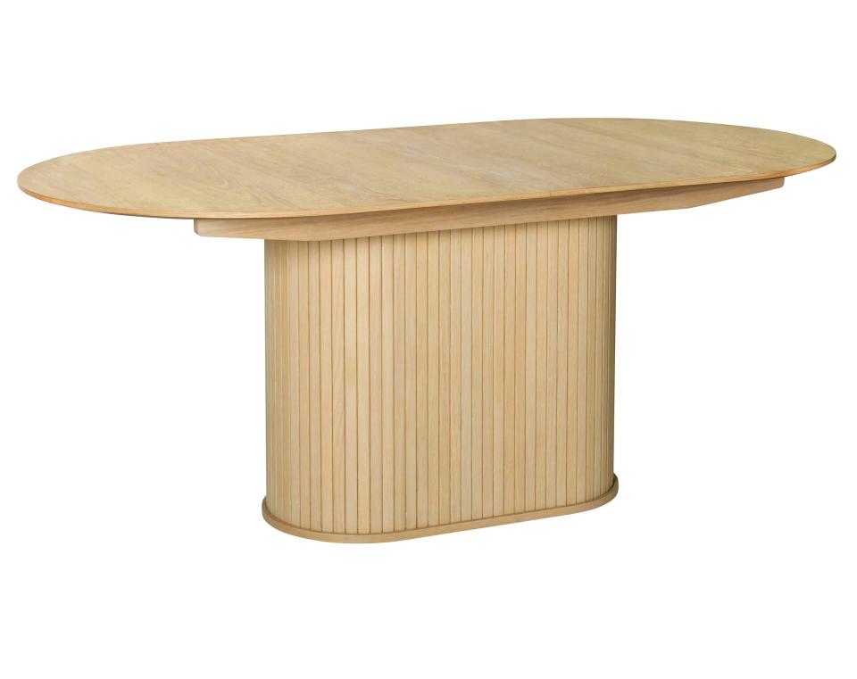 Nola Spisebord     Tillægsplade  Oval Natur Egetræ  95x180-230