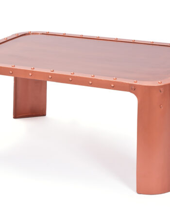 Nordic Living Collection Gormur Sofabord  Rektangulær Kobberfarvet Metal  110x70