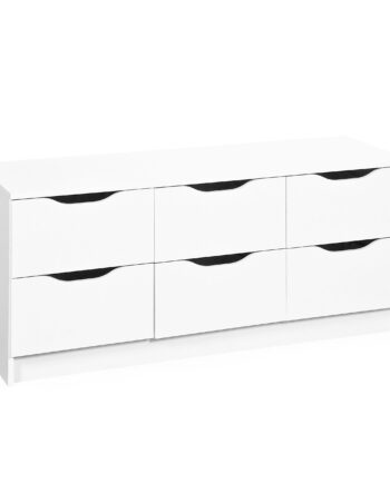 Nordic Living Collection Westphalen Kommode       Skuffer Hvid Melamin