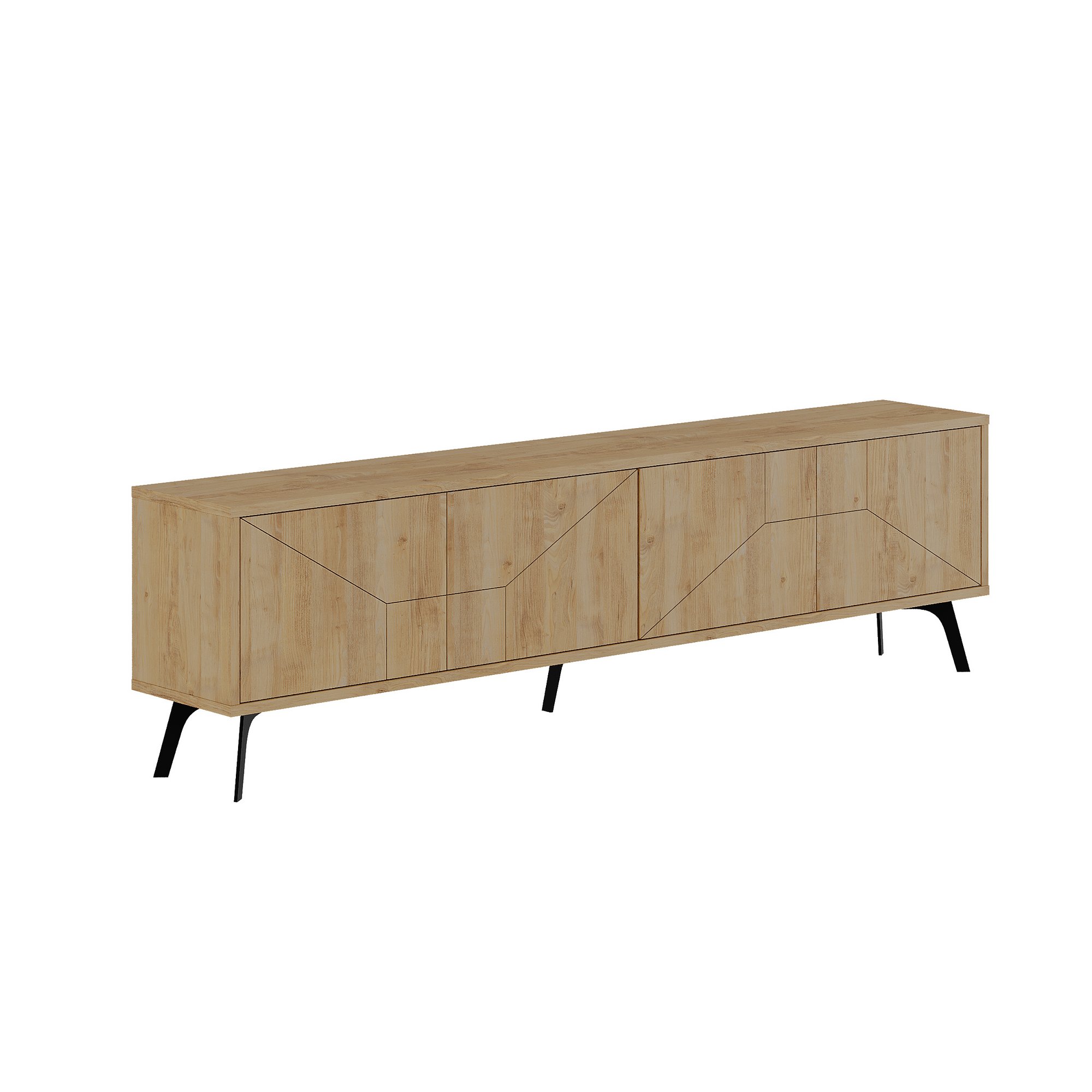 Nordvärk Dune Tv-bord       Låger Egefarvet Melamin  180x29