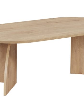 Nordvärk Melina Sofabord  Oval Natur Safireg Melamin  120x60
