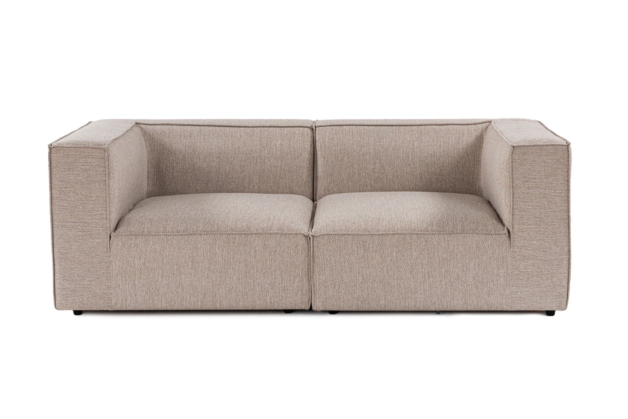 Nordvärk Sora   Pers  Sofa Sand Beige Stof Og Plastik