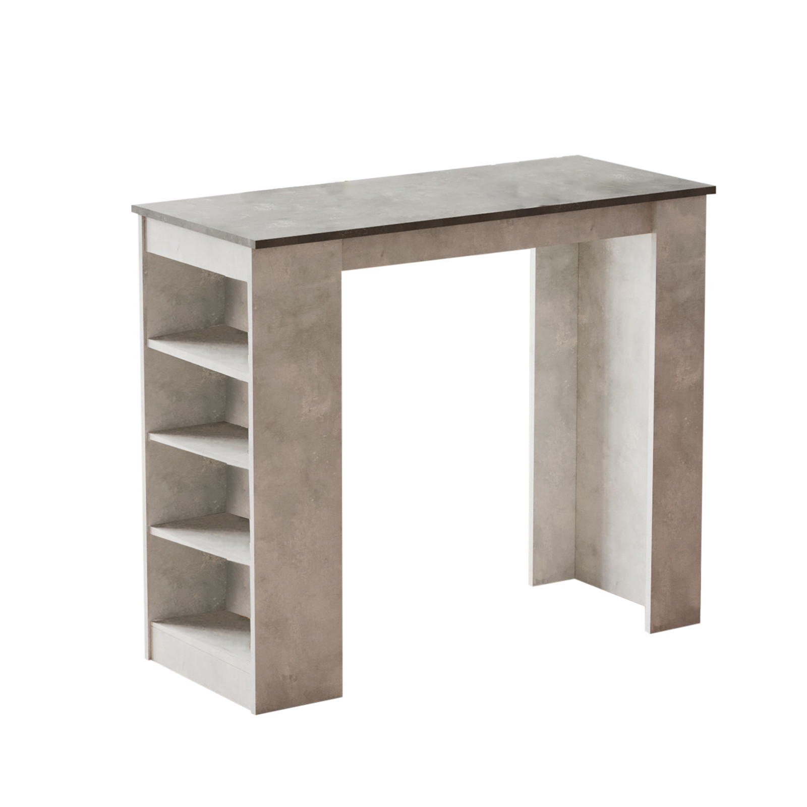Nordvärk St1 Barbord       Hylder Grå Melamin  120x51