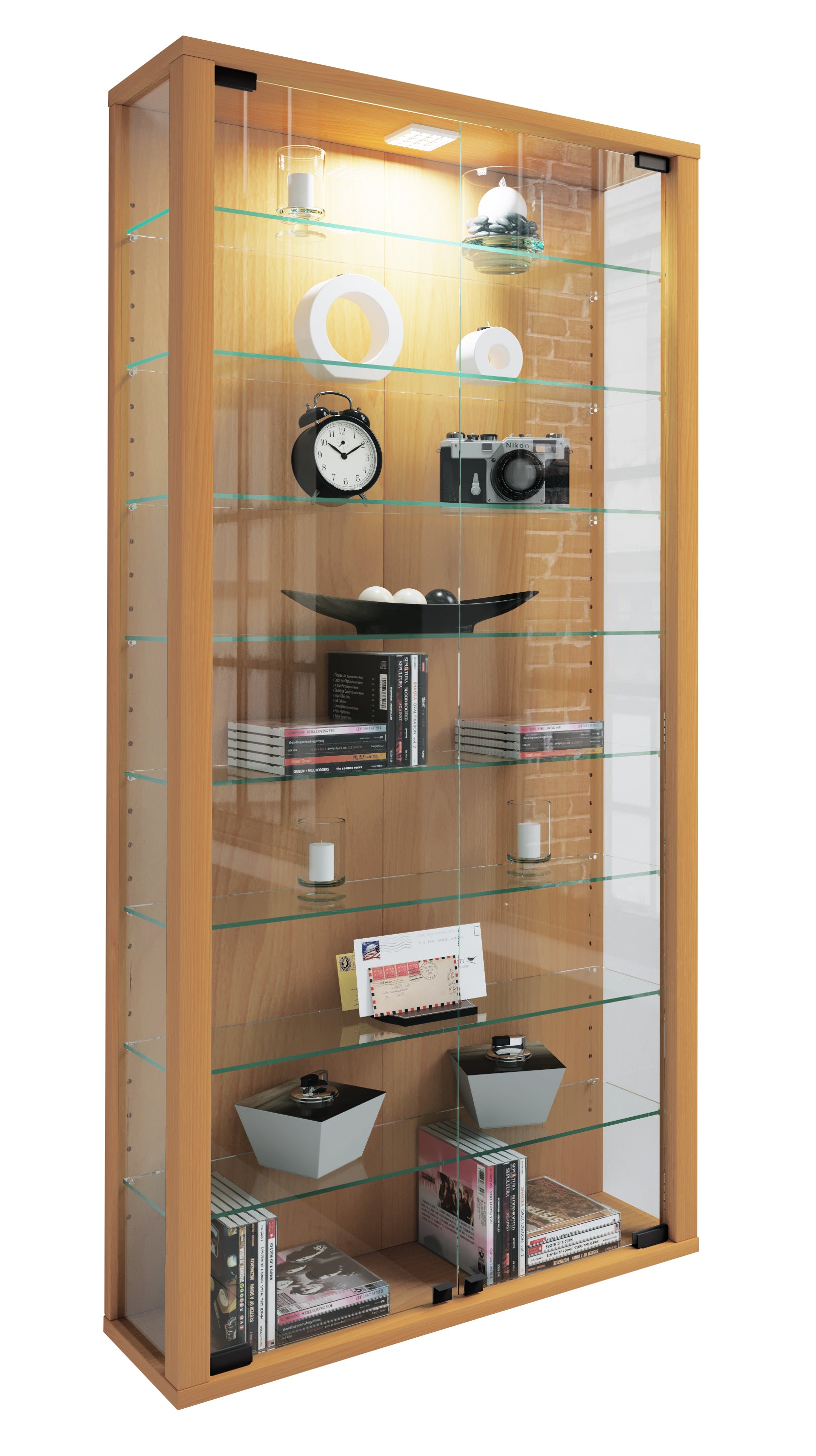 Overskab  Quot Vitrosa Maxi Quot  Med Led