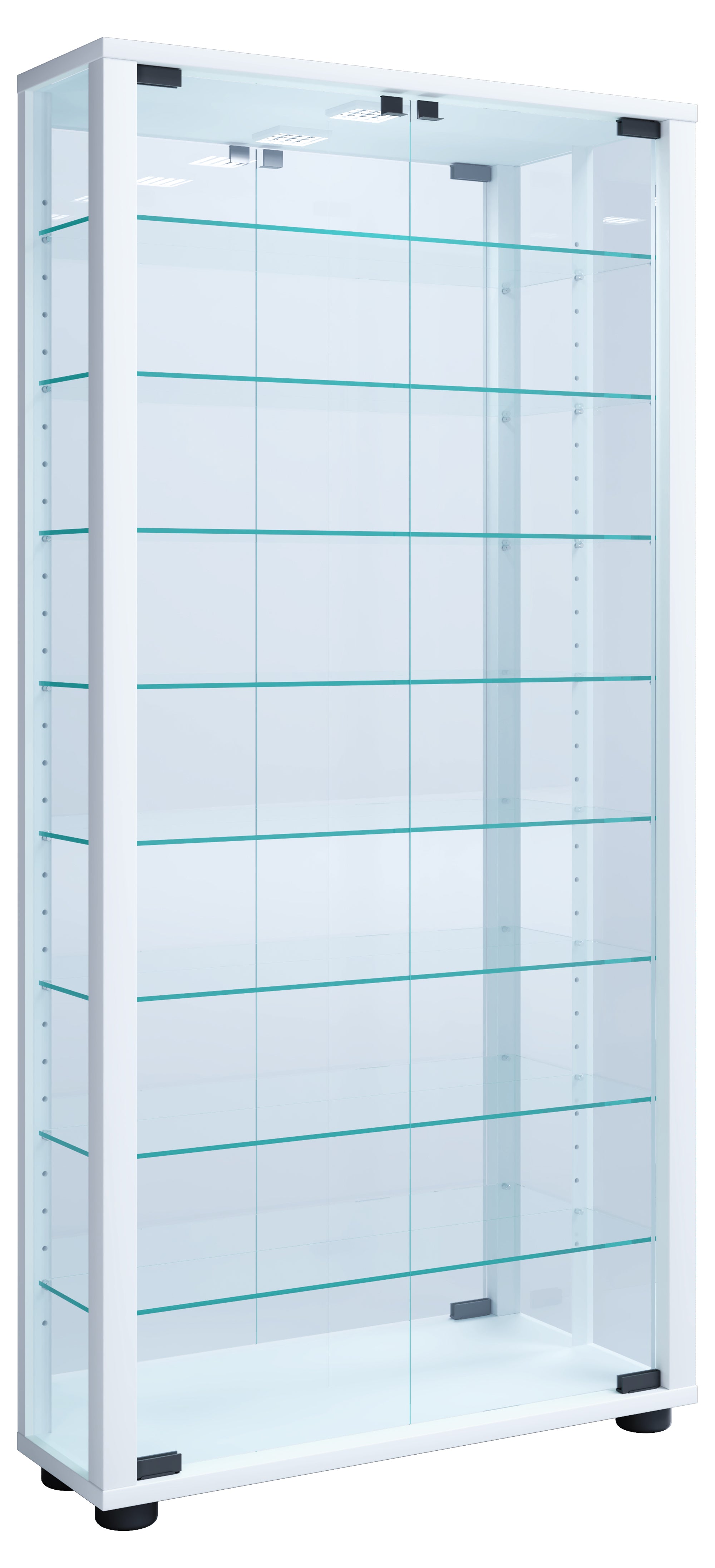 Overskab  Quot Vitrosa Maxi Quot  Med Spejl   Inkl  Led Lys