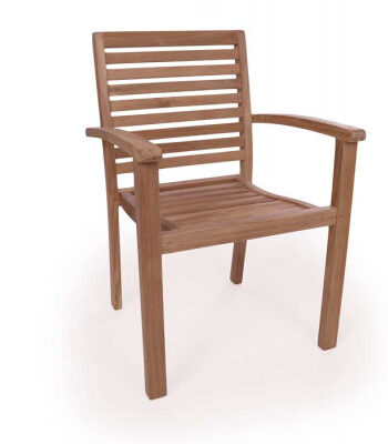Pala Teak Stabelstol