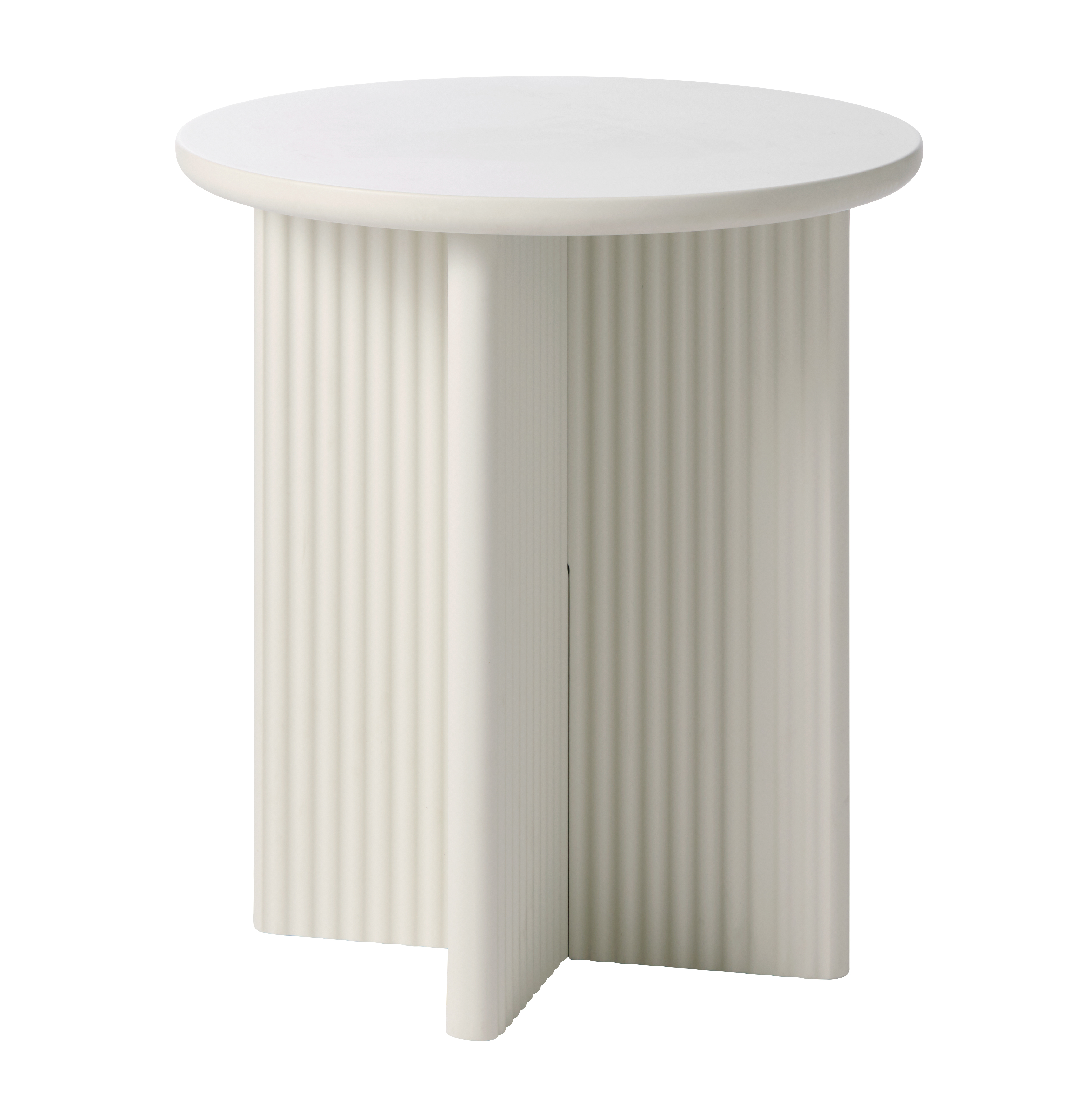 Palma Sidebord  Rund Greige Mdf  ø50