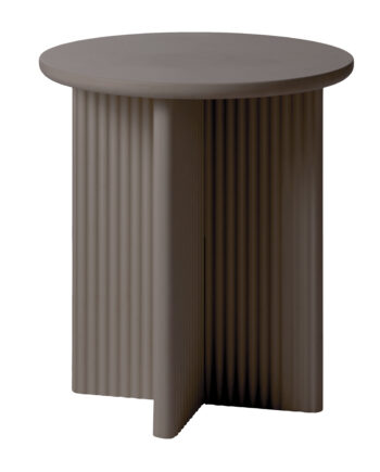 Palma Sidebord  Rund Taupe Mdf  ø50