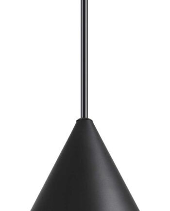 Pendellampe Ideal Lux  -line Sort Metal ø130   H175-2265 Mm Inkl  Gu10-pære 5w 480 Lm 3000k