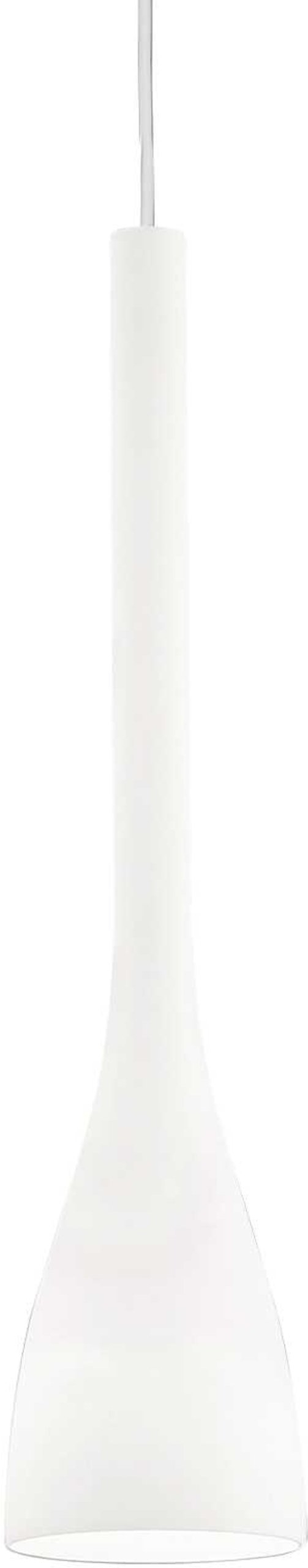 Pendellampe Ideal Lux Flut   Matteret Glas ø145 Mm Justerbar   715 2805 Mm Indendørs Belysning