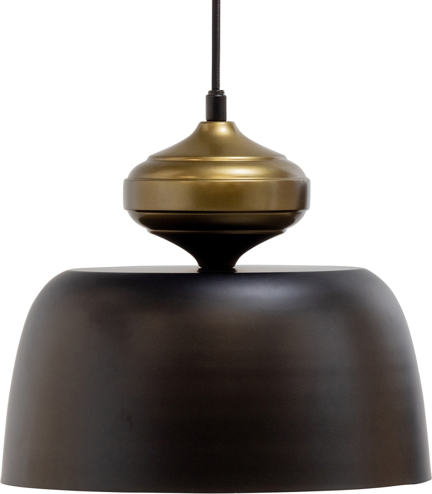 Pendellampe Woood Exclusive Linne ø31ã H34 Cm Sort Metal