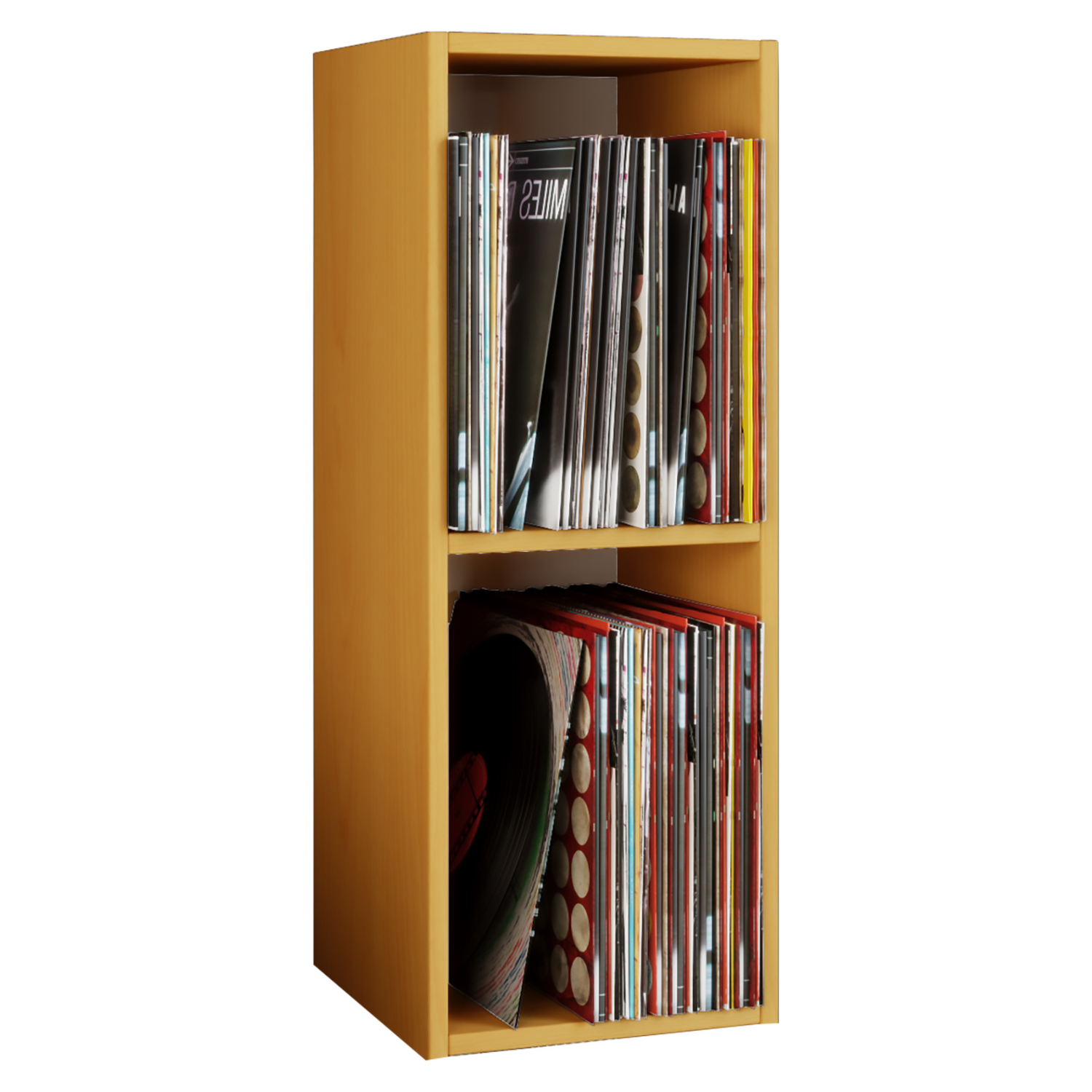 Plade- Vinylreol    72      34      30 Cm  Sort  Naturfarvet
