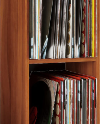 Plade- Vinylreol     72      34      30 Cm  Valnøddebrun