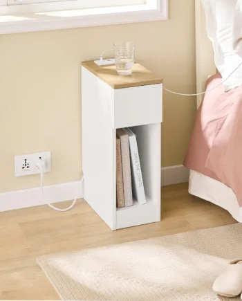Pladsbesparende Sengebord   Skandi-stil  B20   D35   H60 Cm