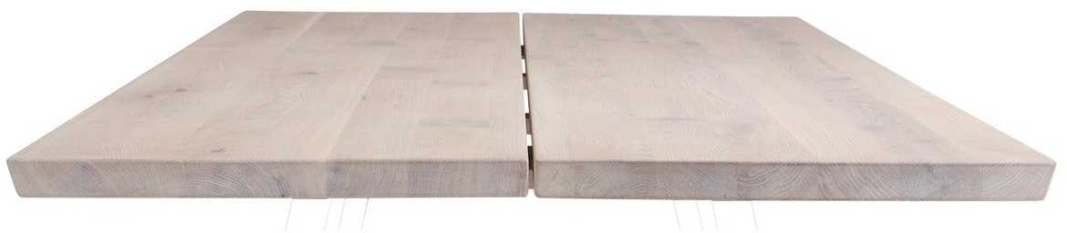 Plankebordplade House Of Sander Asta Egetræ Hvid 140x80x4 Cm Spisebordplade