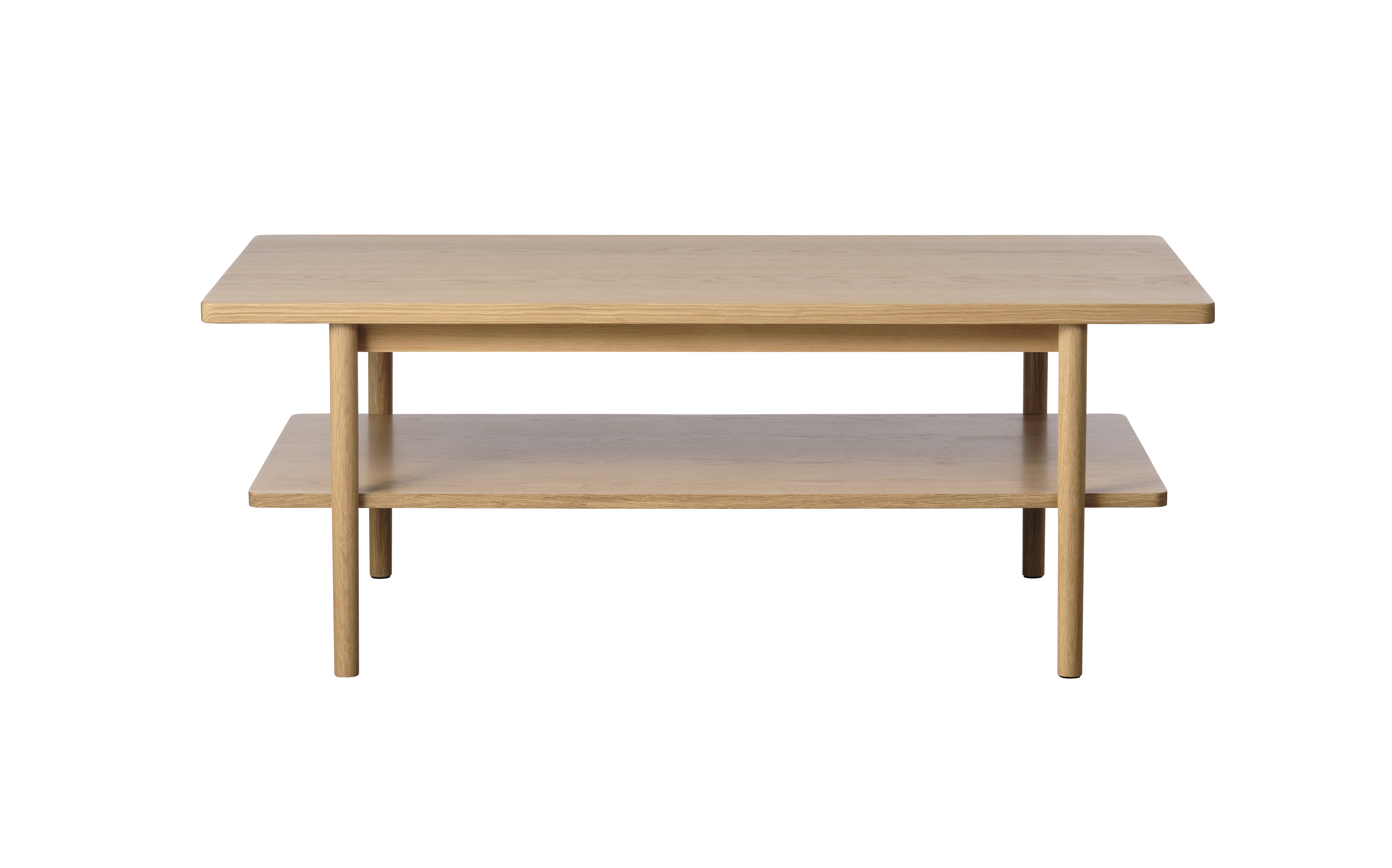 Ponza Sofabord       Hylde Natur Egetræsfinér Og Lamel Eg  60x120