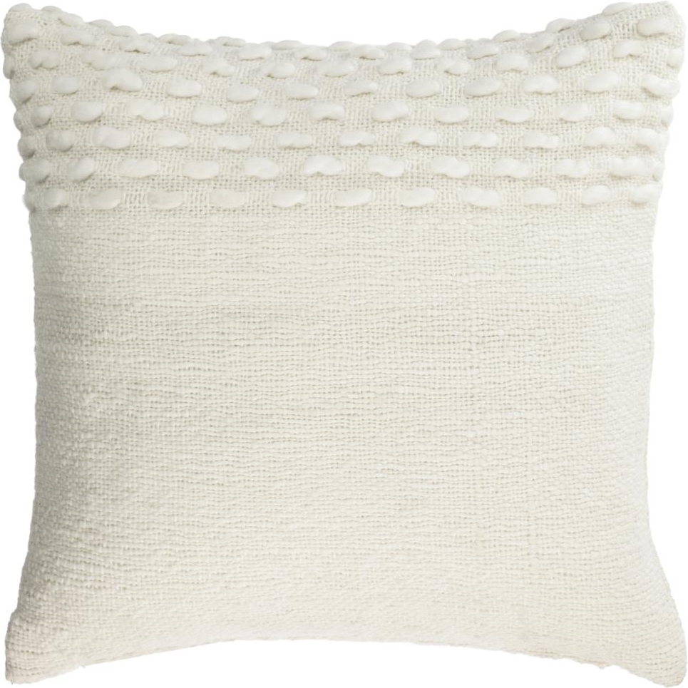 Pudebetræk 45x45 Cm Kave Home Beva Hvidt Med Unik Reliefeffekt