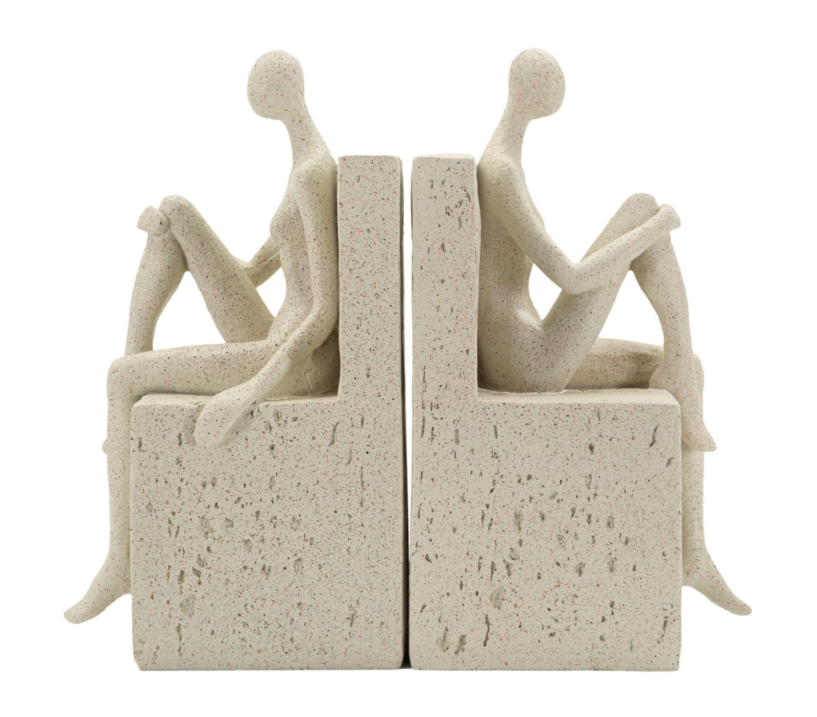 Pyntefigur    Creme Af Polyresin   24x10x20 Cm