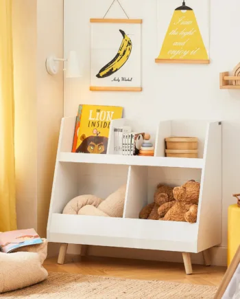 Reol Til Børneværelset  B86   D36   H77 Cm  Hvid