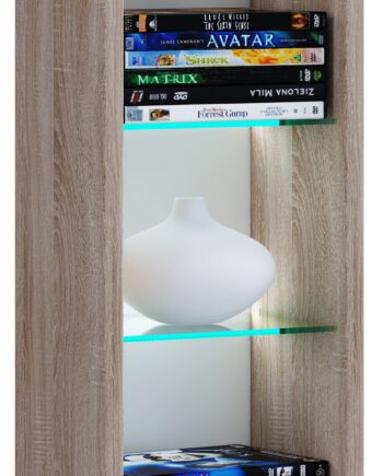 Reol Til 102 Cd Er  36 Dvd Er Eller 20 Videoer  77   21   14 Cm  Naturfarvet