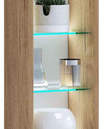 Reol Til 102 Cd Er  36 Dvd Er     77      21      14 Cm  Naturfarvet