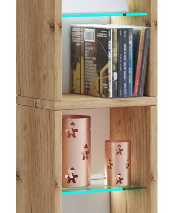 Reol Til 170 Cd Er Eller 60 Dvd Er     152      21      14 Cm  Naturfarvet
