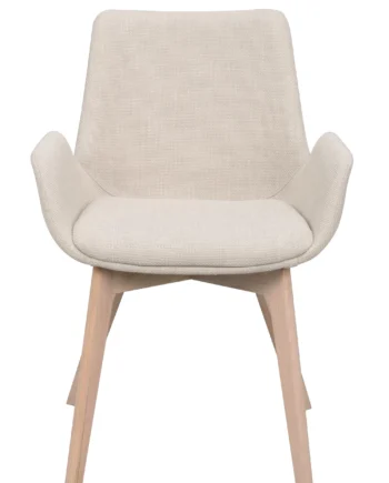 Rowico Drimsdale Lænestol     Armlæn Beige Polyester Og Hvidpigmenteret Eg