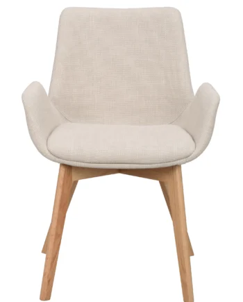 Rowico Drimsdale Lænestol     Armlæn Beige Polyester Og Natur Eg