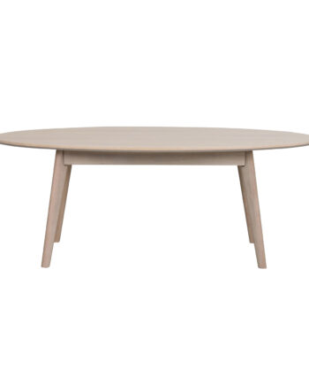 Rowico Oval Yumi Sofabord Hvidvasket Egetræsfiner Og Eg  130x65