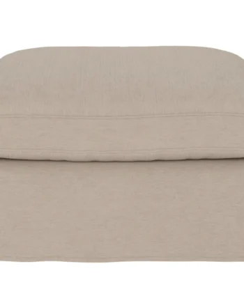 Rowico Peyton Fodskammel  Kvadratisk Beige Polyester Stof  90x90