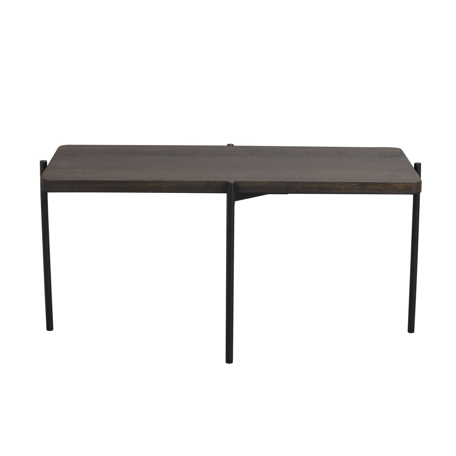 Rowico Shelton Sofabord Brun Asketræ Og Sort Metal 95x50