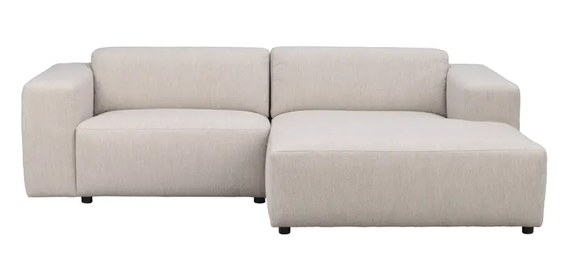 Rowico Willard   Pers  Modul Sofa     Højre Chaiselong Lys Beige Stof