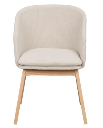 Rowico Windham Lænestol     Armlæn Beige Polyester Og Natur Egetræ