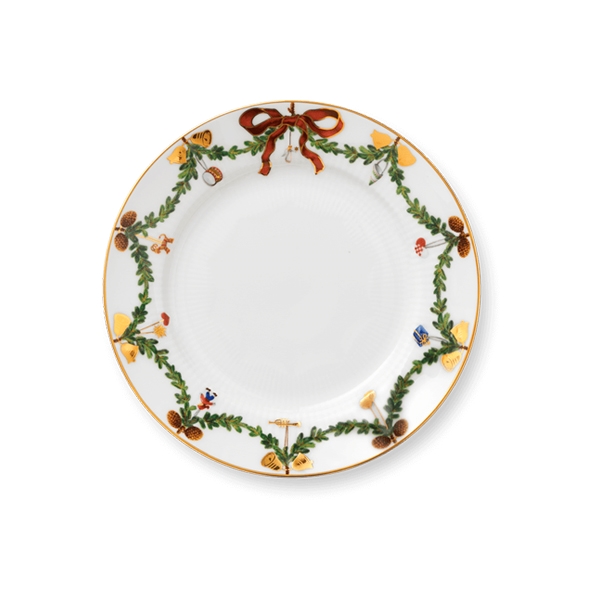 Royal Copenhagen Stjerne Riflet Jul Tallerken 19 Cm  : Erling Christensen Møbler