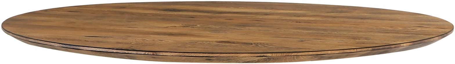 Rund Bordplade House Of Sander Boston   Egetræ Vintage ø80     Cm