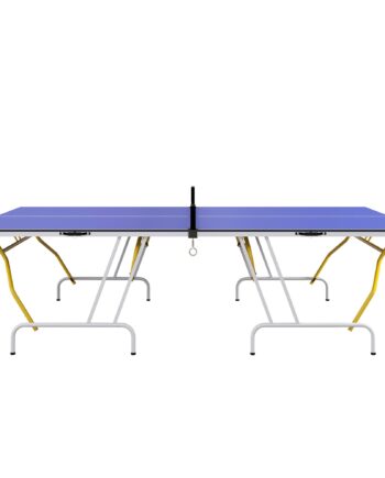 Sammenklappeligt Bordtennisbord  Inklusive   Padler    Bolde  Net  Indendørs Brug  Metalramme  274x152x76cm  Blå