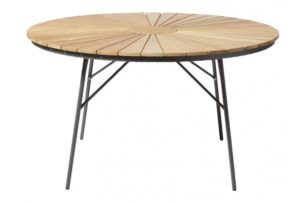 Samsø Havebord ø130 Cm Grå