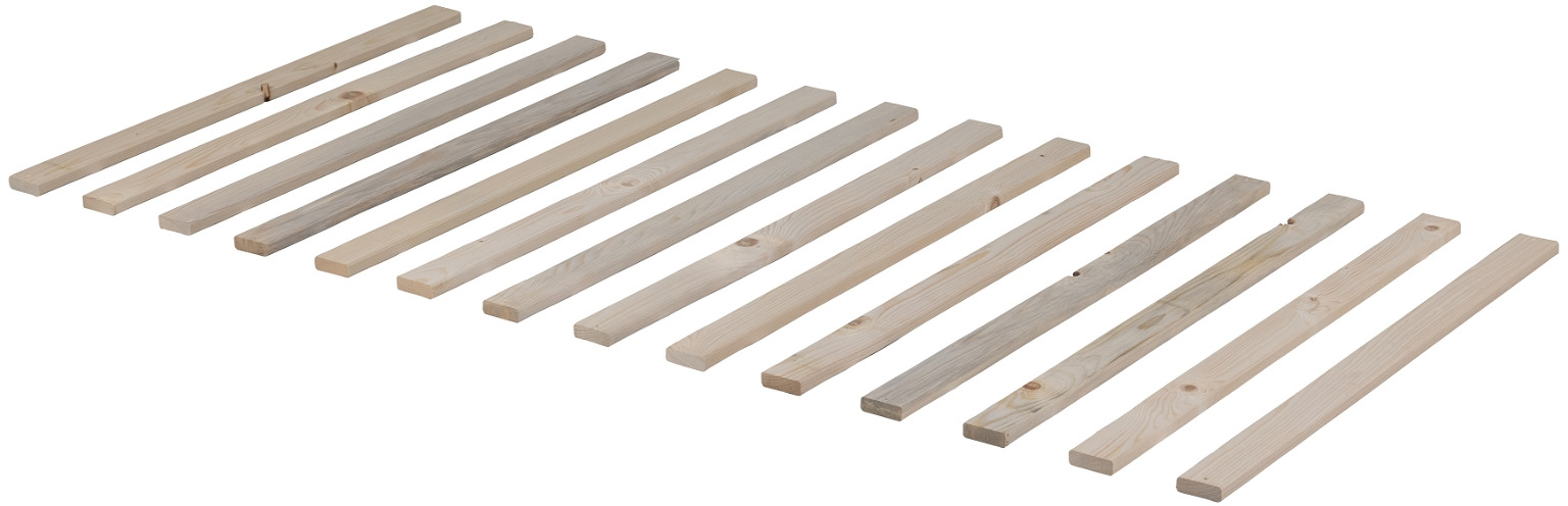 Sengelamelbund Woood Slatted   Nåletræ Lamelbund  Multifarvet  200x80 Cm