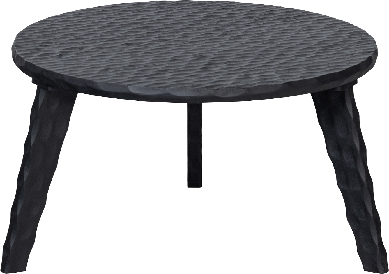 Sidebord Woood Exclusive Moises   Sort Mangotræ  ø64   H34 Cm  Småbord Til Stuen