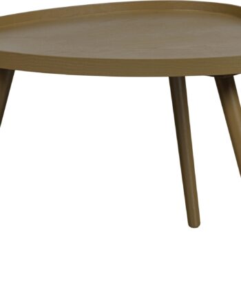 Sidebord Woood Mae   Grøn Mdf Med Fyrretræs Stel H40ã B61ã D50 Cm