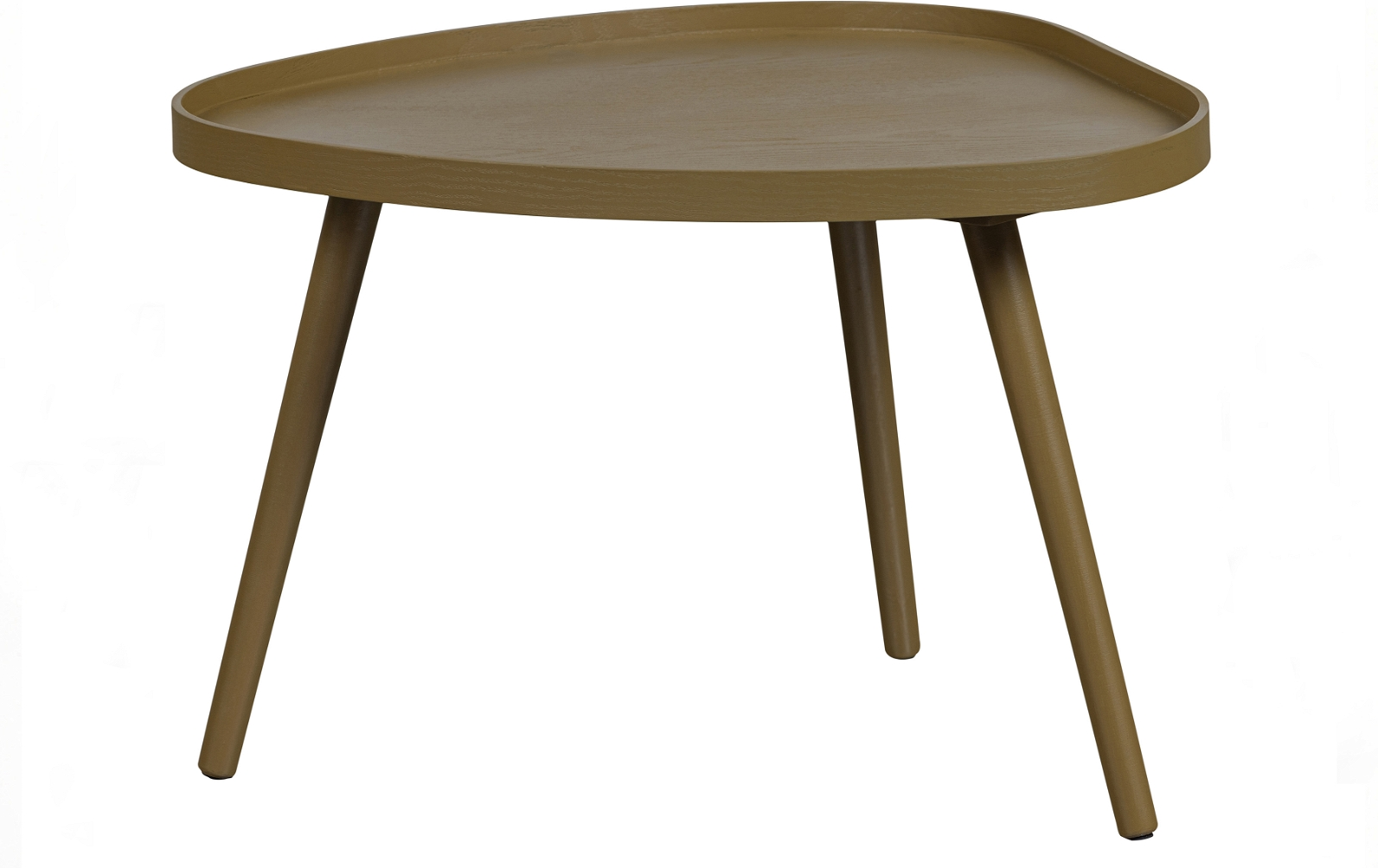 Sidebord Woood Mae   Grøn Mdf Med Fyrretræs Stel H40ã B61ã D50 Cm