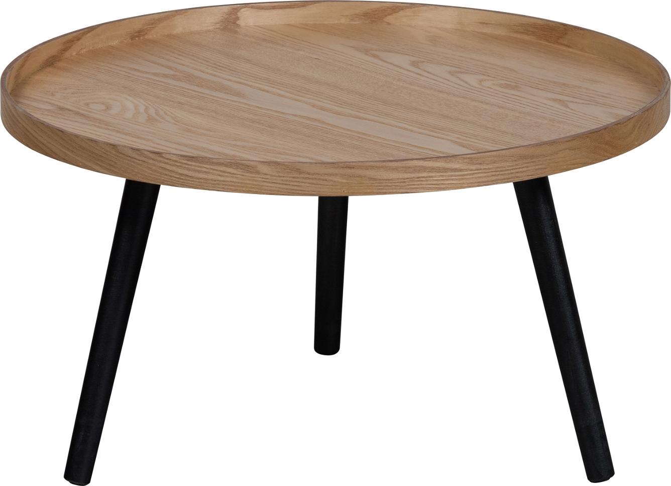 Sidebord Woood Mesa ø60   H34 Cm   Mdf   Fsc-certificeret Fyrretræ Natur Småbord