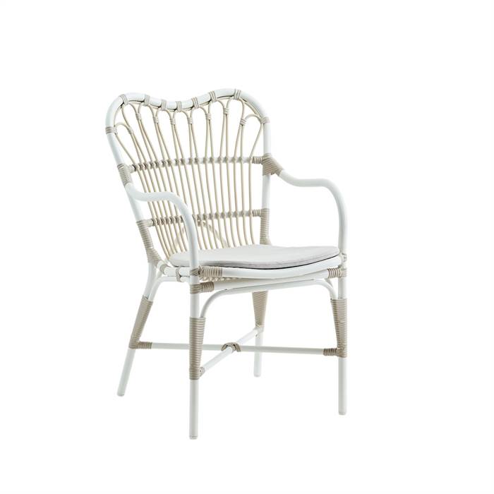 Sika Design Margret Spisebordsstol Dove White Inkl  B450 Hvid Hynde Quick Dry B450-white : Erling Christensen Møbler
