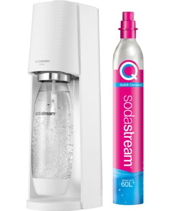 Sodastream Kulsyremaskine Terra  Hvid Inklusiv Kulsyrepatron