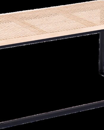 Sofabord Nordlys Furniture Sapporo   Sort Rattan 43ã 90ã 45 Cm