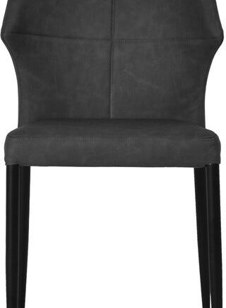 Spisebordsstol House Of Sander Runa Sort Pu-læder H83xb50xd50 Cm