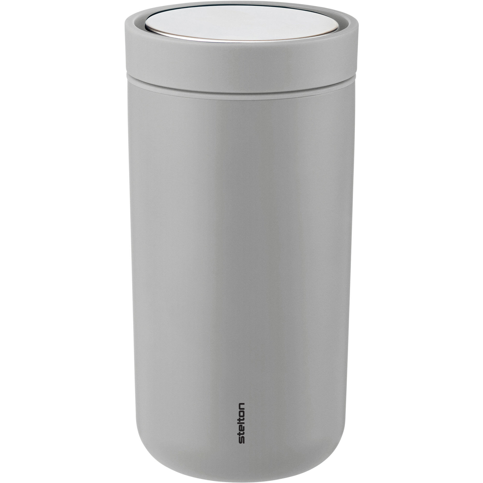 Stelton To Go Click Steel Termokop     Liter  Lysegrå